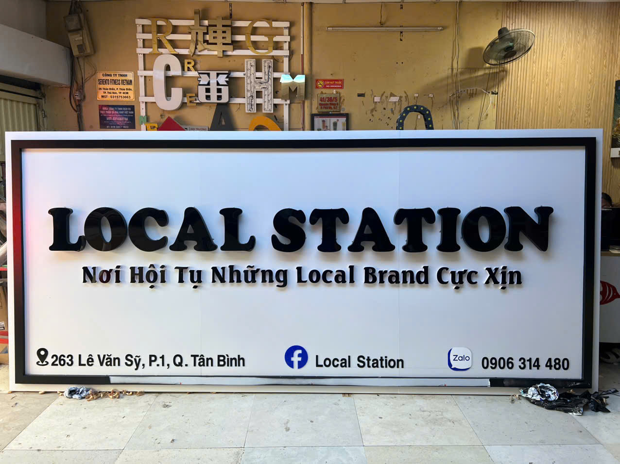 Gia công chữ inox chữ mica chữ nổi 3D tinh xảo thẩm mỹ cao