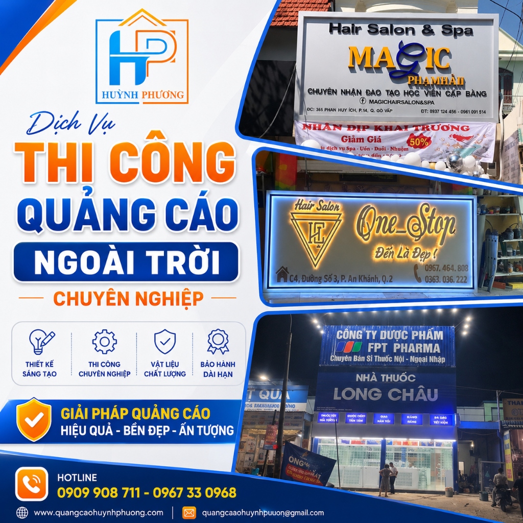 In uv khổ lớn trên mọi chất liệu sắc nét bền màu chống chịu thời tiết