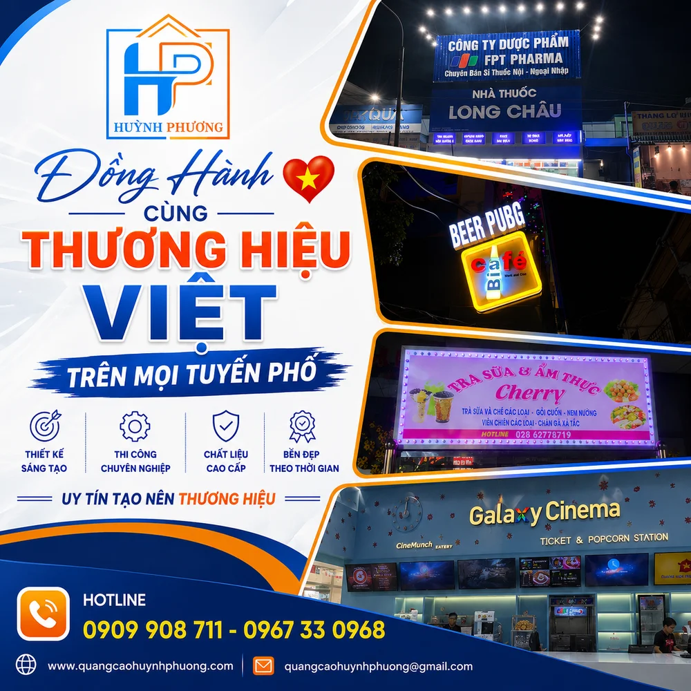Đồng hành cùng sự phát triển của thương hiệu Việt trên mọi nẻo đường